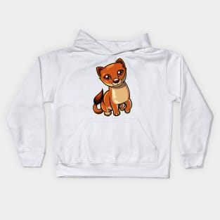 Kawaii weasel Kids Hoodie